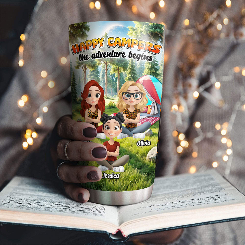 Happy Campers - Personalized Custom Tumbler