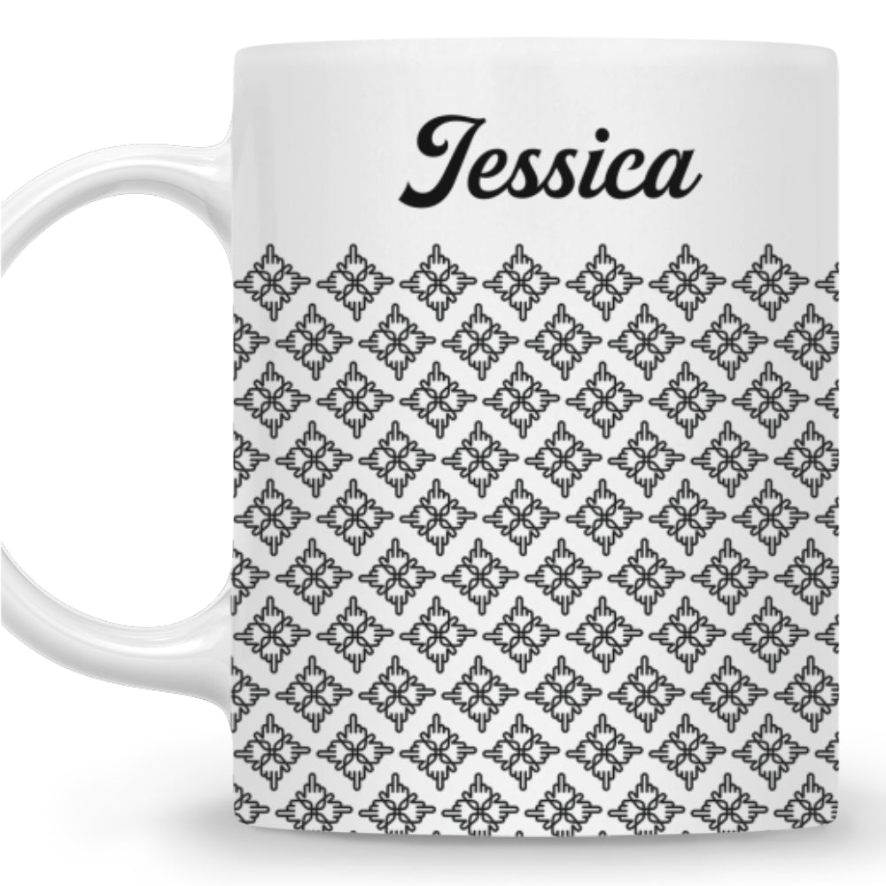 Hidden Flower - Personalized Custom Coffee Mug