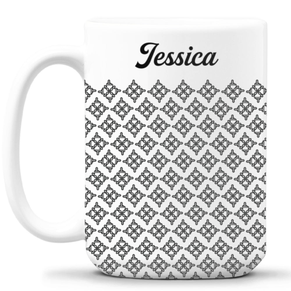 Hidden Flower - Personalized Custom Coffee Mug