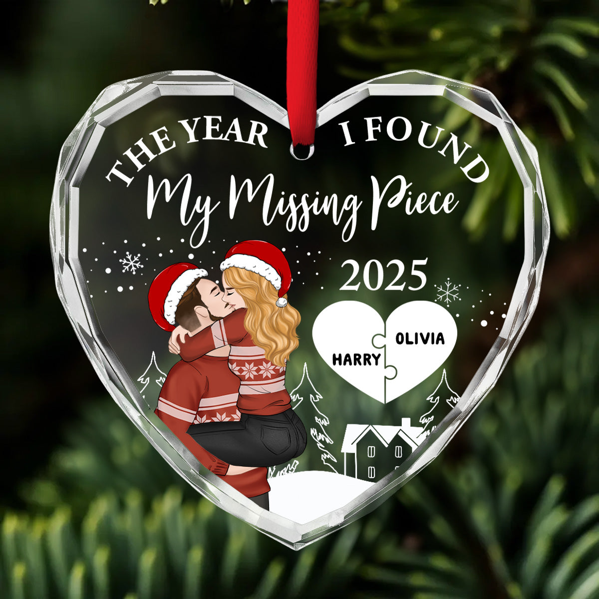 The Piece I Found - Personalized Custom Glass Ornament