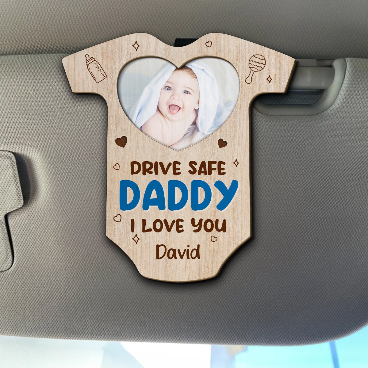 Drive Safe Love You - Personalized Custom Car Visor Clip
