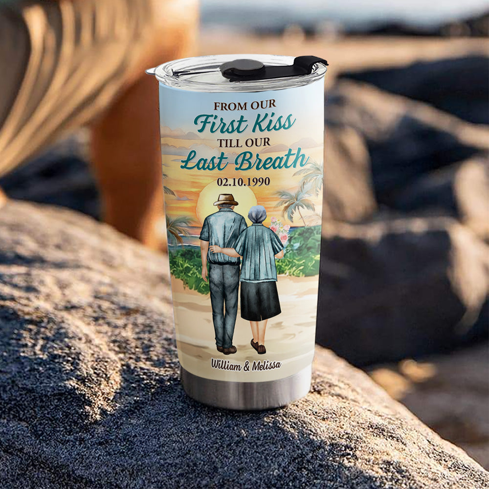 From Our First Kiss - Personalized Custom Tumbler