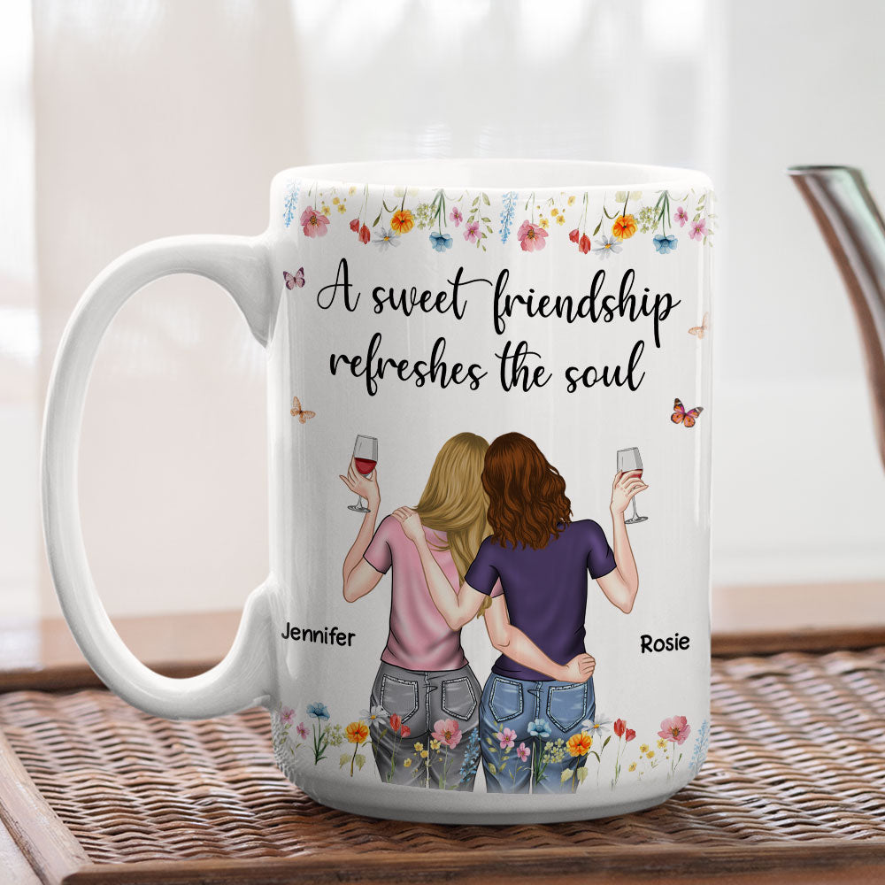 Refreshes The Soul - Personalized Custom Coffee Mug