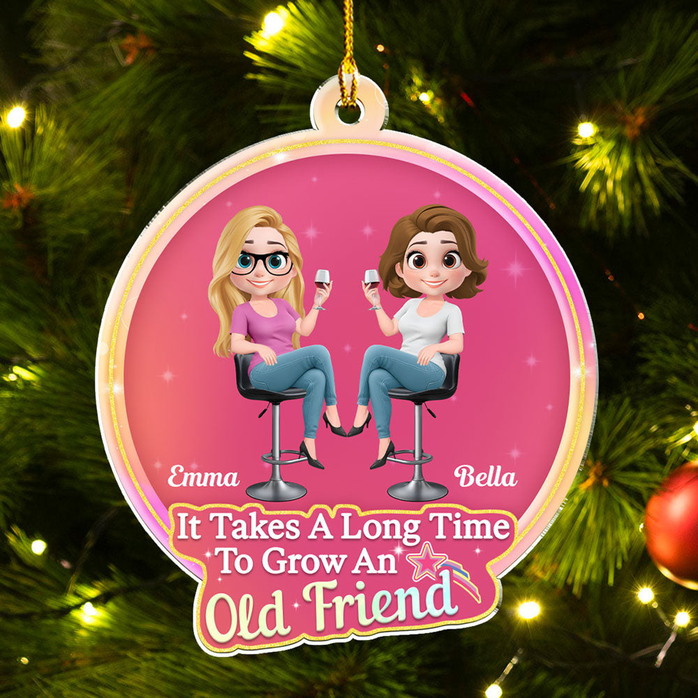 My Best Besties - Personalized Custom Acrylic Ornament