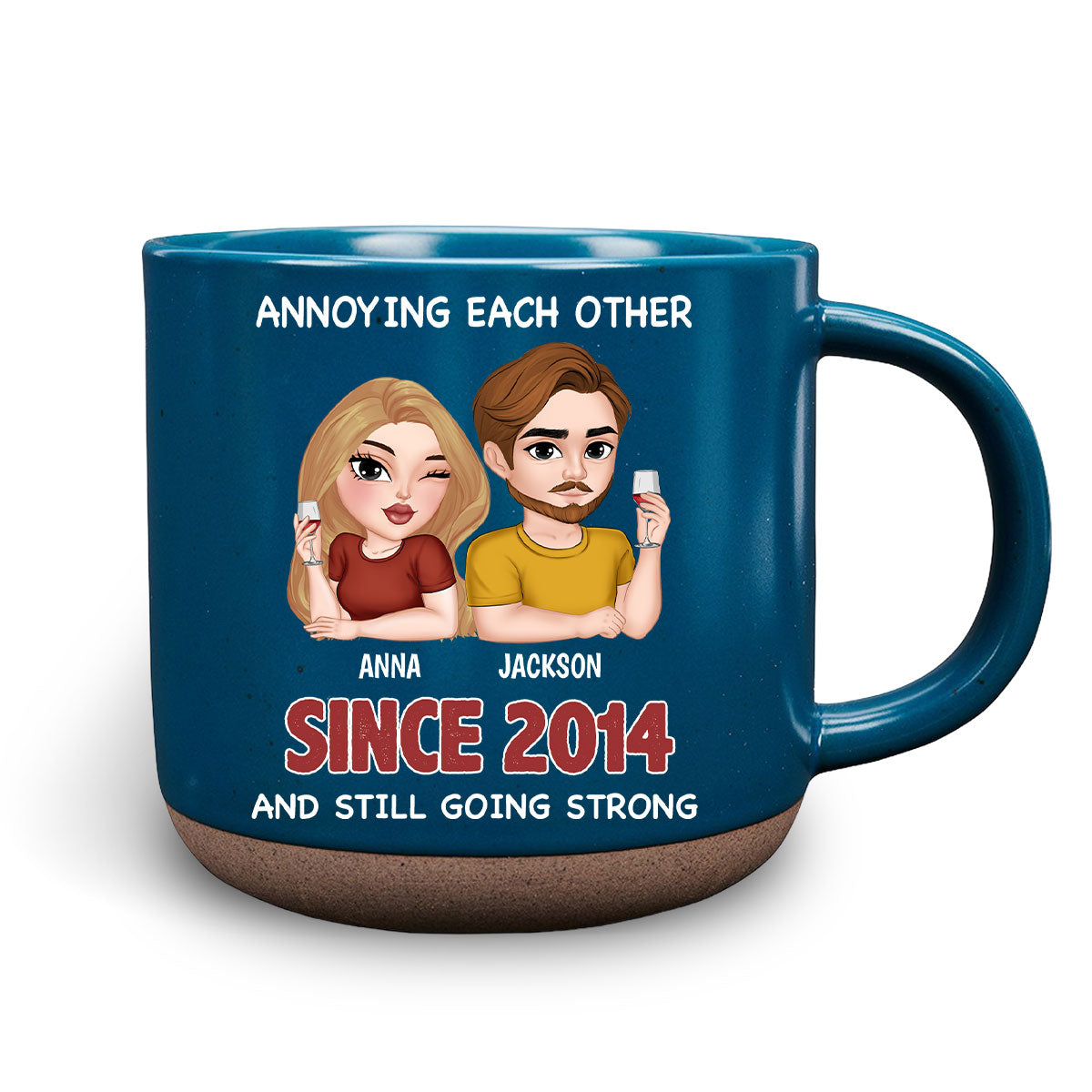 You Are My Heart - Personalized Custom Pottery Mug