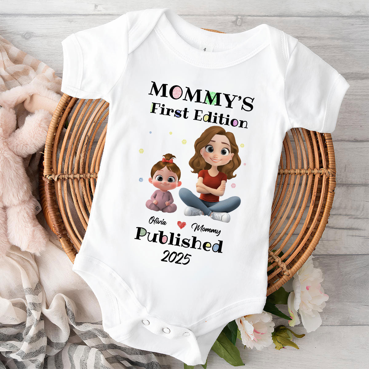 Mommy First Baby Edition - Personalized Custom Baby Onesie
