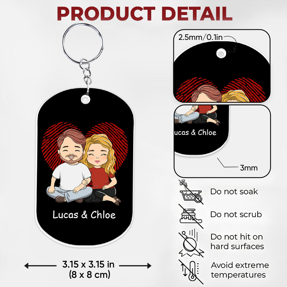 I Need You Here - Personalized Custom Acrylic Keychain