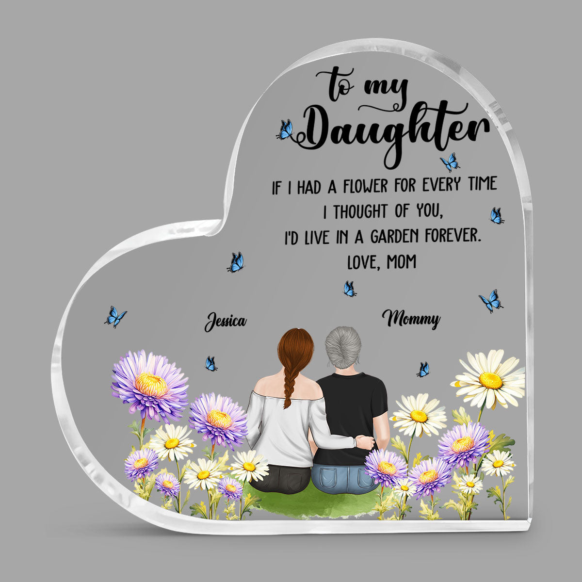 Forever Proud Of You Daughter - Personalized Custom Acrylic Plaque