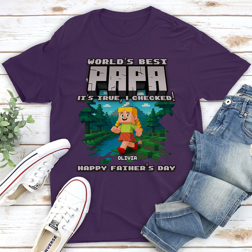 World Best Grandpa - Personalized Custom Shirt