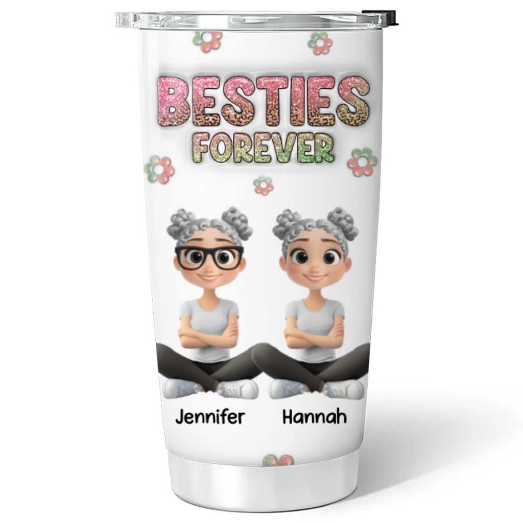 Always My Bestfriend - Personalized Custom 3D Inflated Effect Tumbler