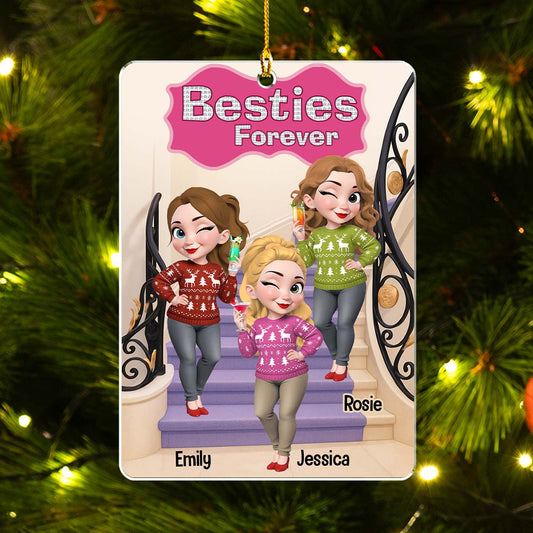 We Sleigh As A Team - Personalized Custom Acrylic Ornament