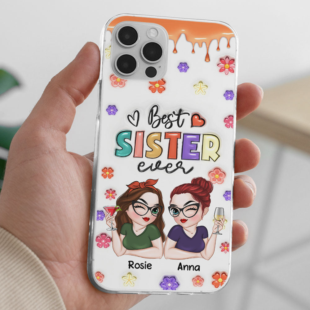 Best Bestie Ever - Personalized Custom 3D Inflated Effect Phone Case