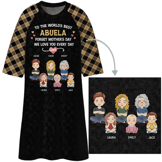 Unconditional Love - Personalized Custom 3/4 Sleeve Dress