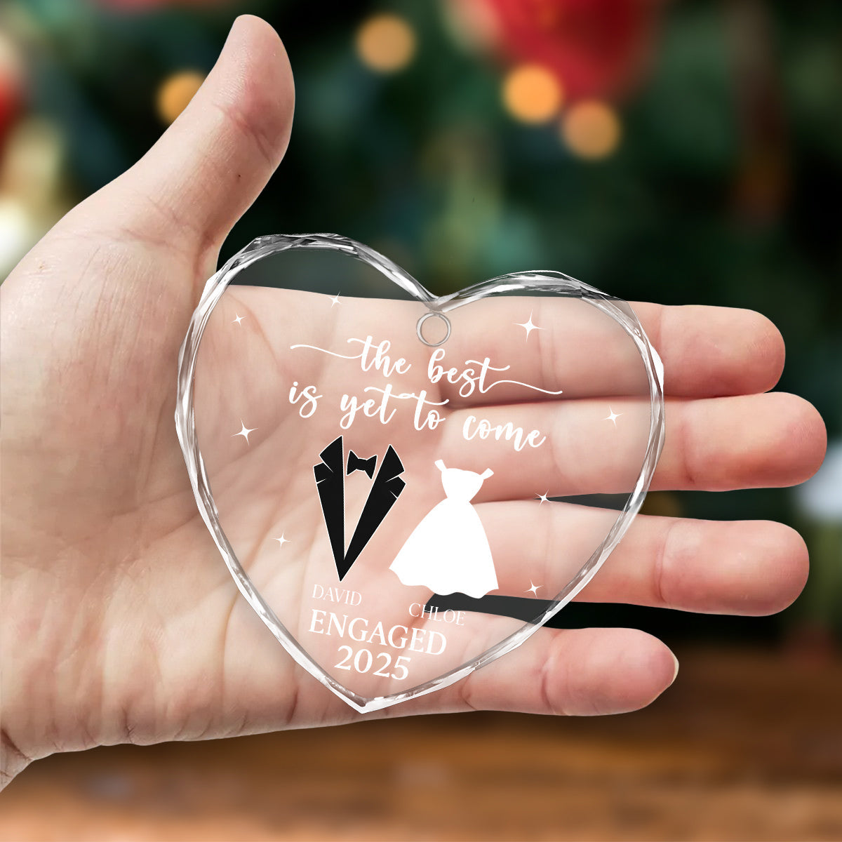 Yet To Come - Personalized Custom Glass Ornament