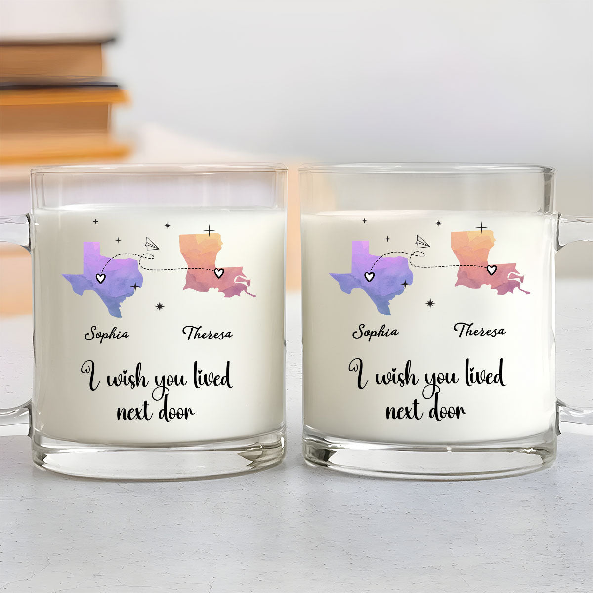 Good Friends And Good Drinks Make Life Better - Personalized Custom Glass Mug