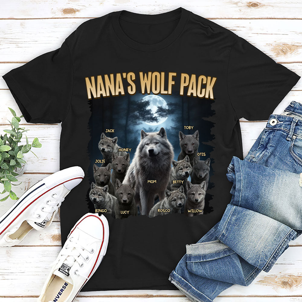 Mama Wolf Pack - Personalized Custom Shirt