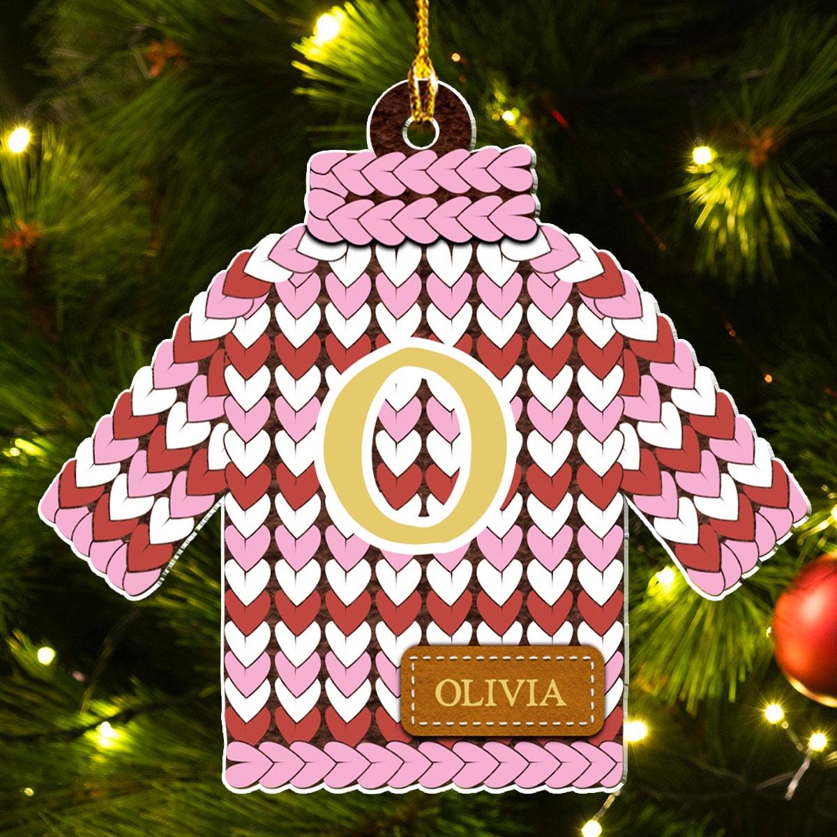 Christmas Sweater - Personalized Custom Acrylic Ornament