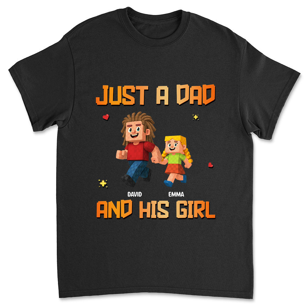 Just A Dad - Personalized Custom Shirt