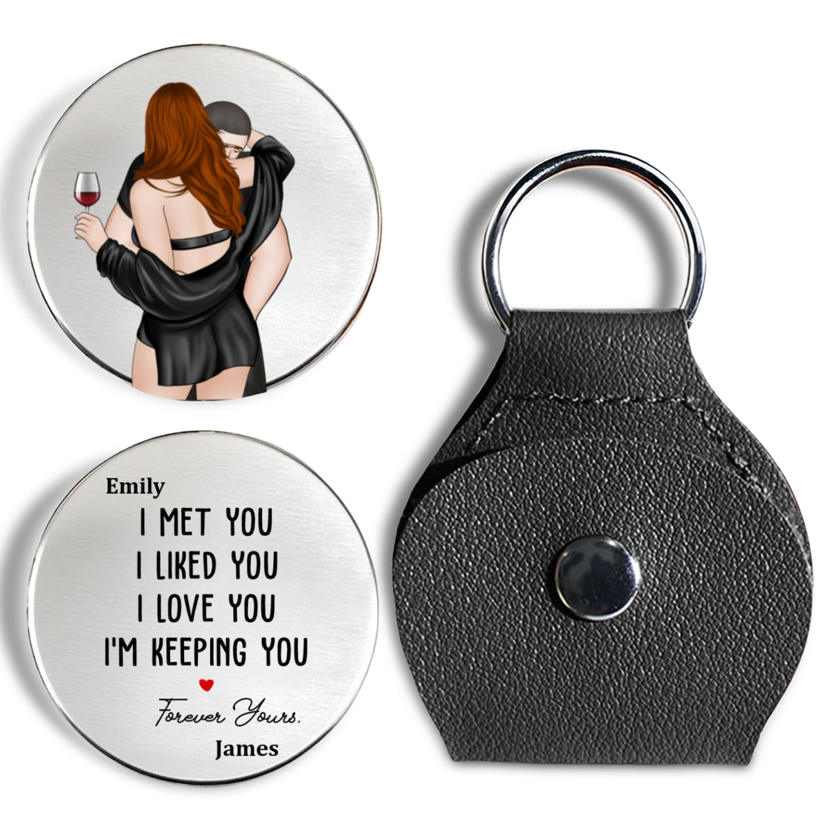 I Knew I Belonged To You - Personalized Custom Pocket Hug