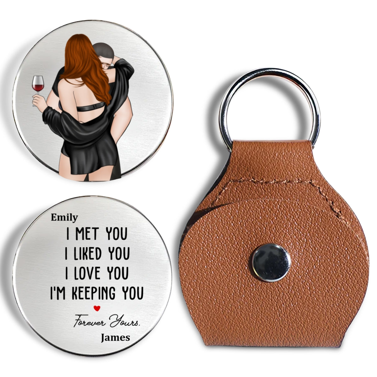 I Knew I Belonged To You - Personalized Custom Pocket Hug