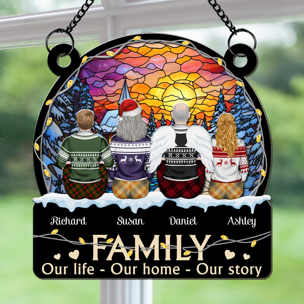 Our Family - Personalized Custom Suncatcher