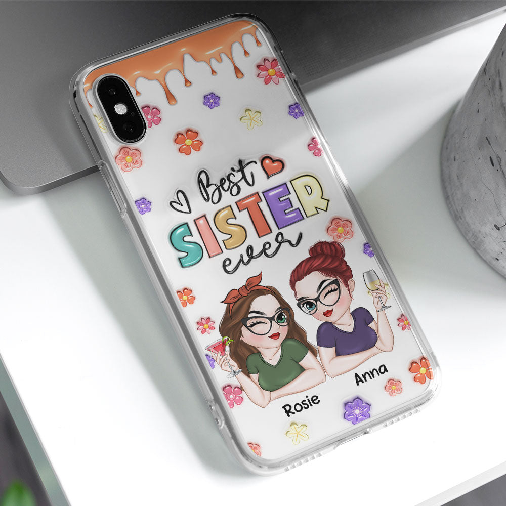 Best Bestie Ever - Personalized Custom 3D Inflated Effect Phone Case