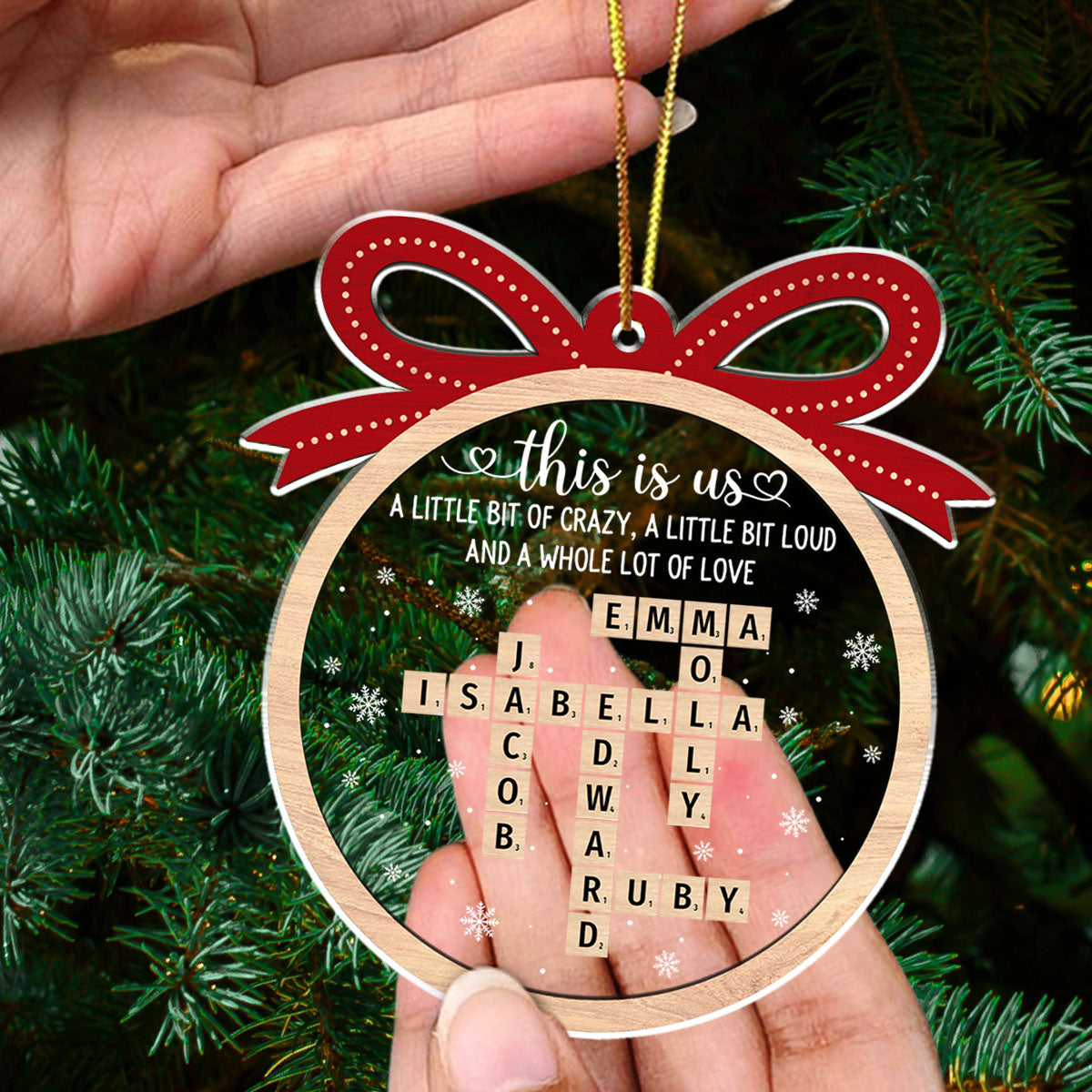 This Is Us Family, Friends, Besties, Coworkers - Personalized Custom Acrylic Ornament