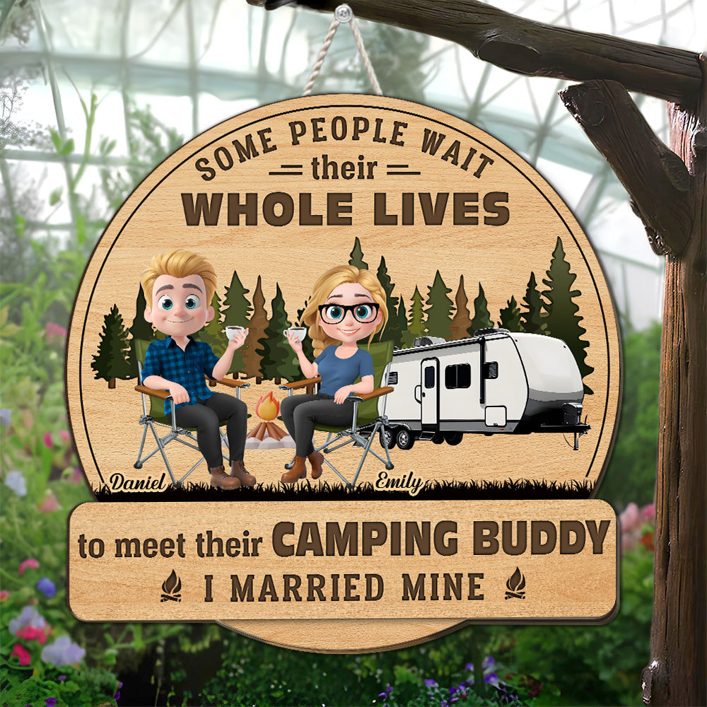 You Me And The Wild - Personalized Custom Wood Sign