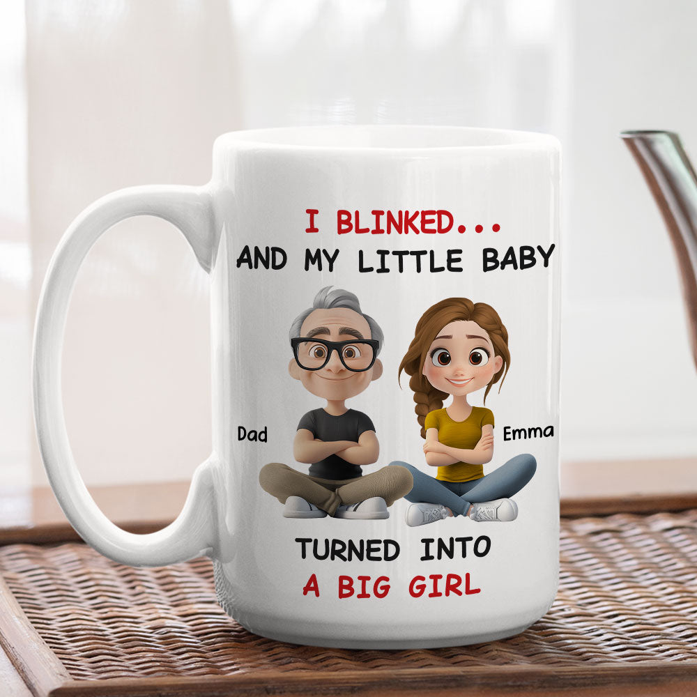 In The Blink Of An Eye - Personalized Custom Coffee Mug