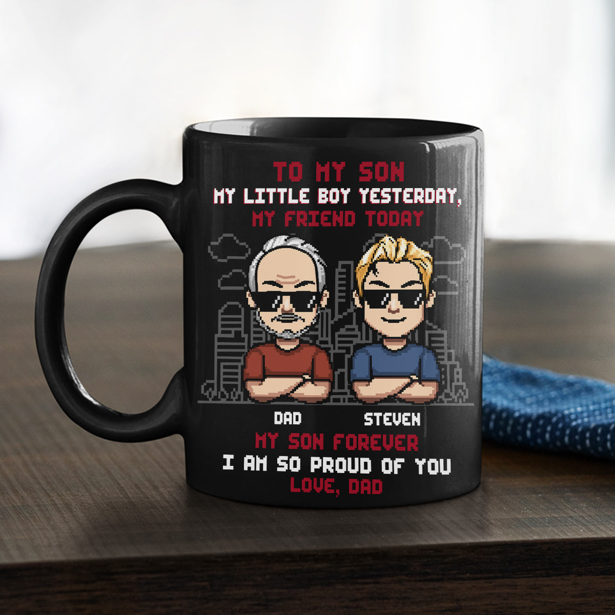 My Son My Biggest Blessing - Personalized Custom Coffee Mug