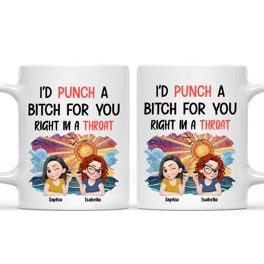 Punch Right In - Personalized Custom Coffee Mug