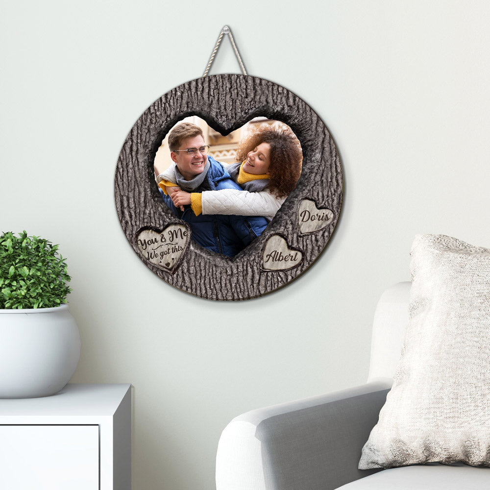 You And Me - Personalized Custom Wood Sign