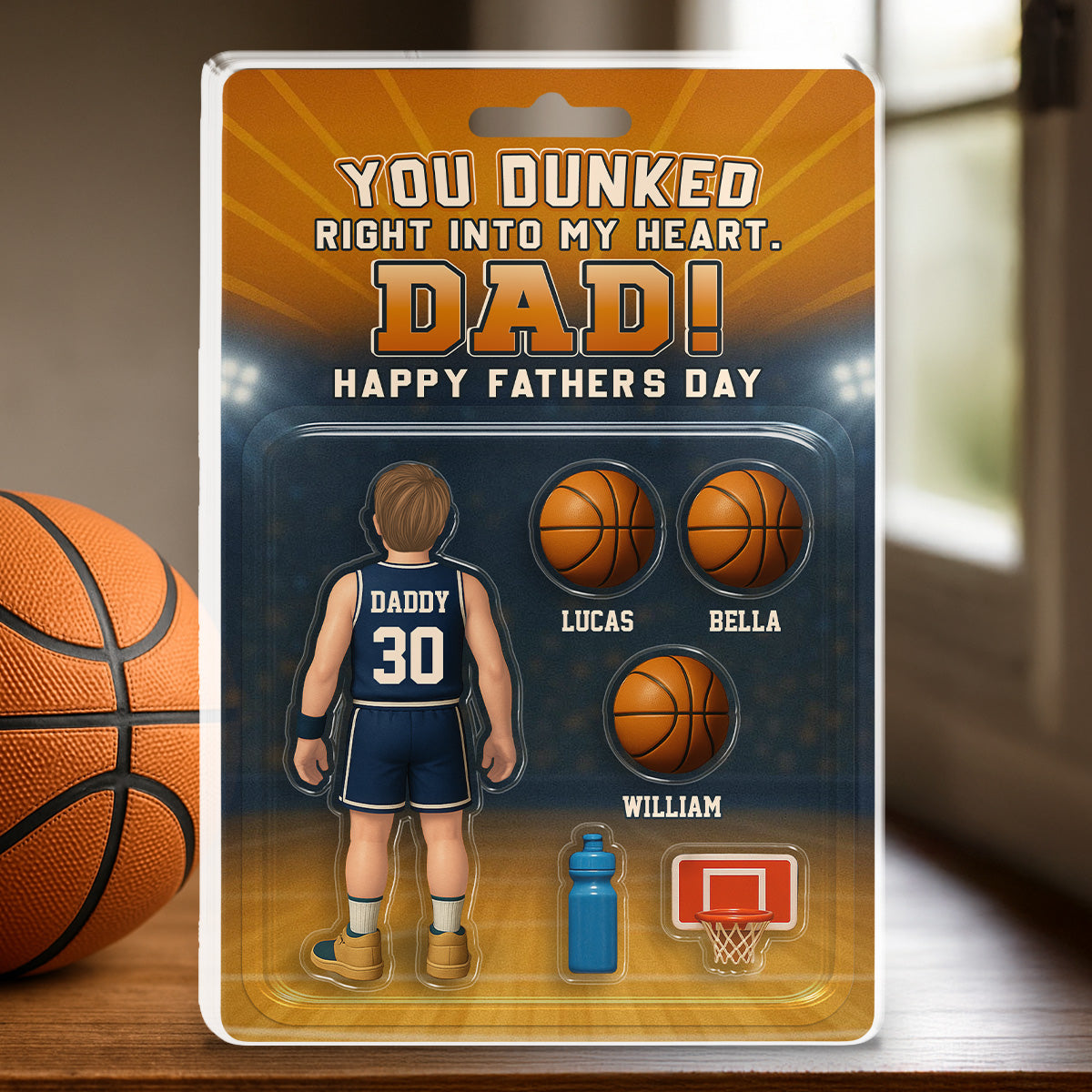 You Dunked Right Into My Heart - Personalized Custom Acrylic Plaque 