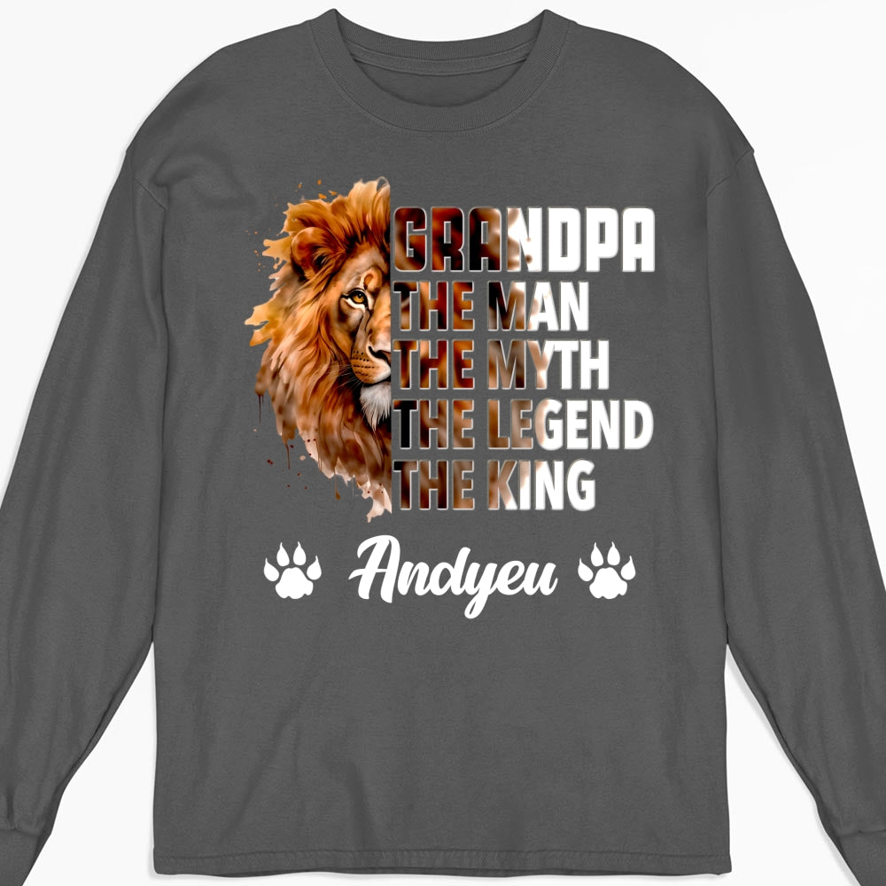 Dad Is The King - Personalized Custom Shirt