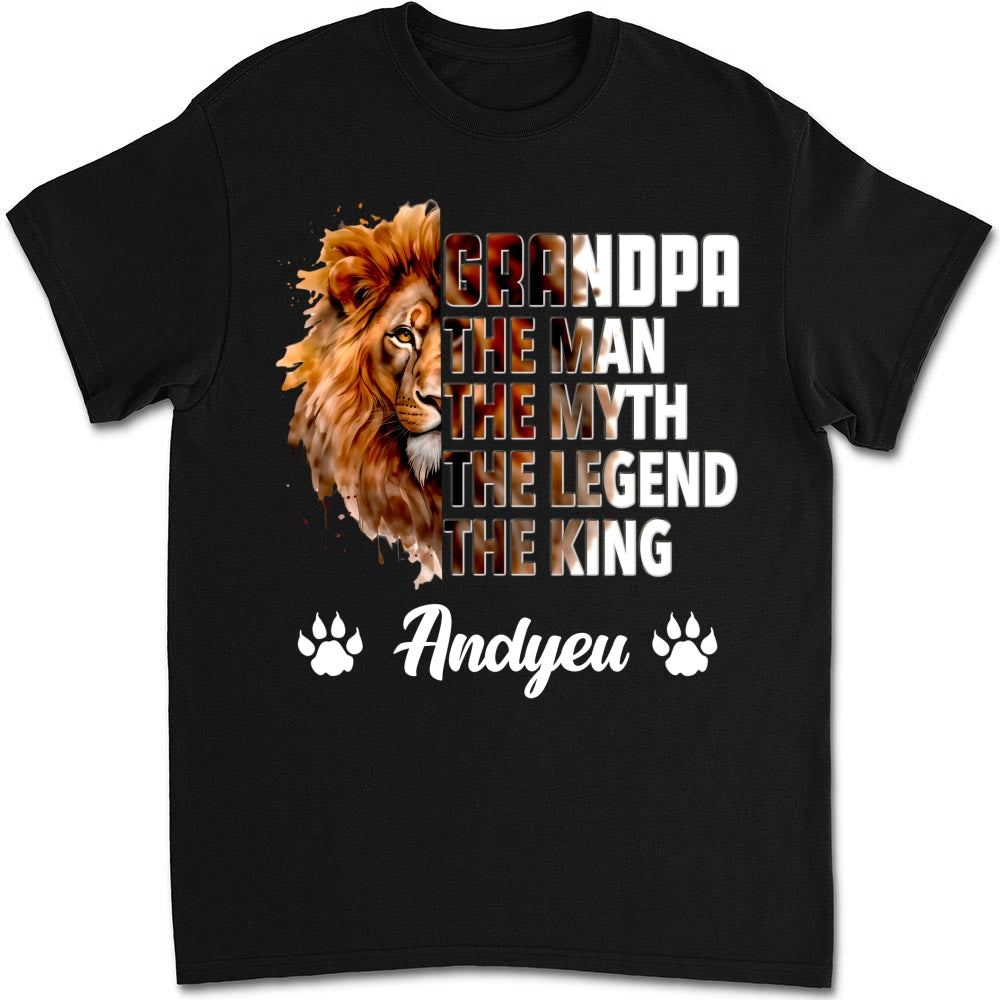 Dad Is The King - Personalized Custom Shirt