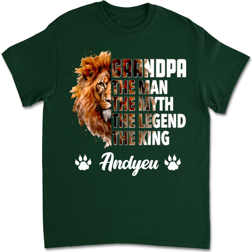 Dad Is The King - Personalized Custom Shirt