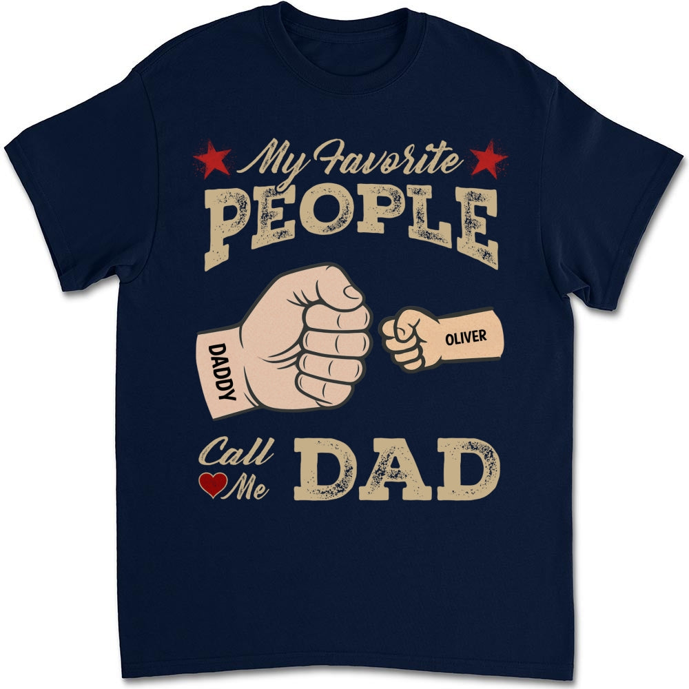 Daddy Team - Personalized Custom Shirt