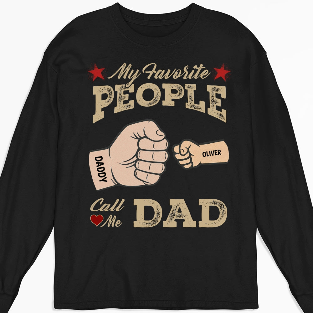 Daddy Team - Personalized Custom Shirt