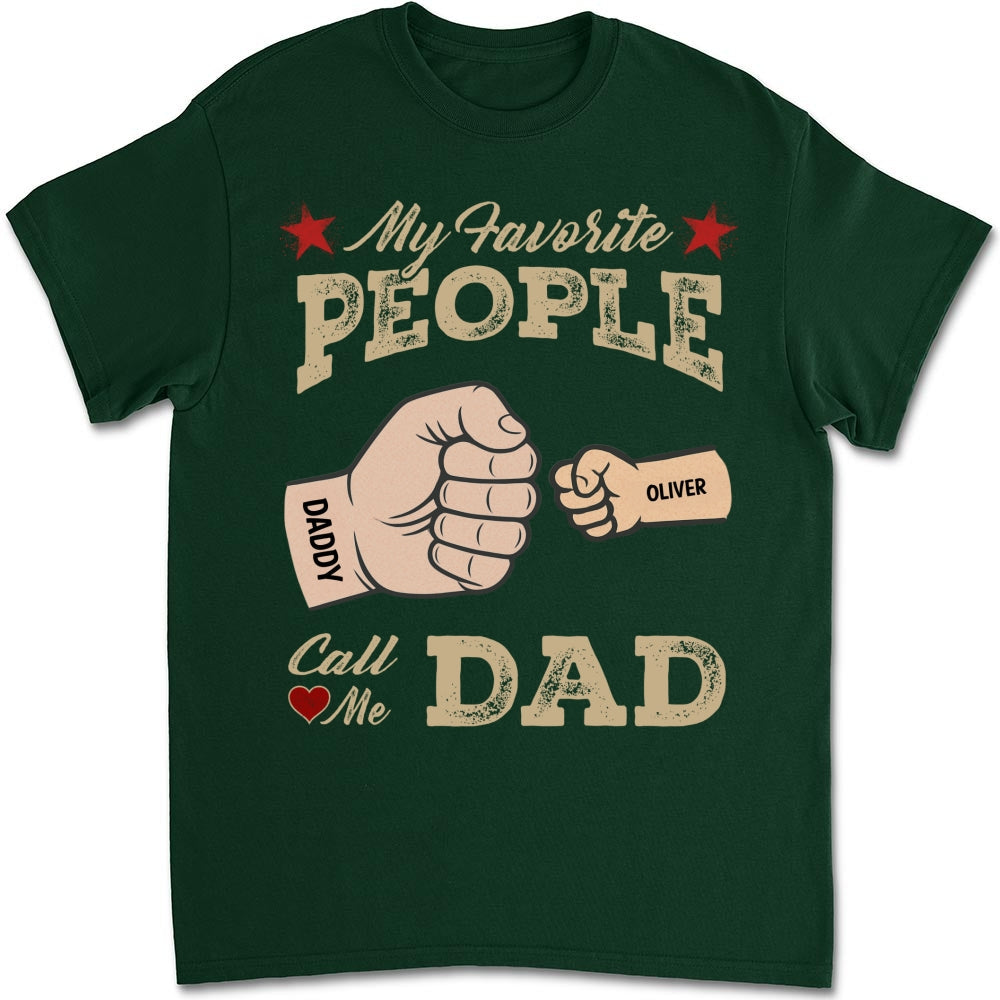 Daddy Team - Personalized Custom Shirt