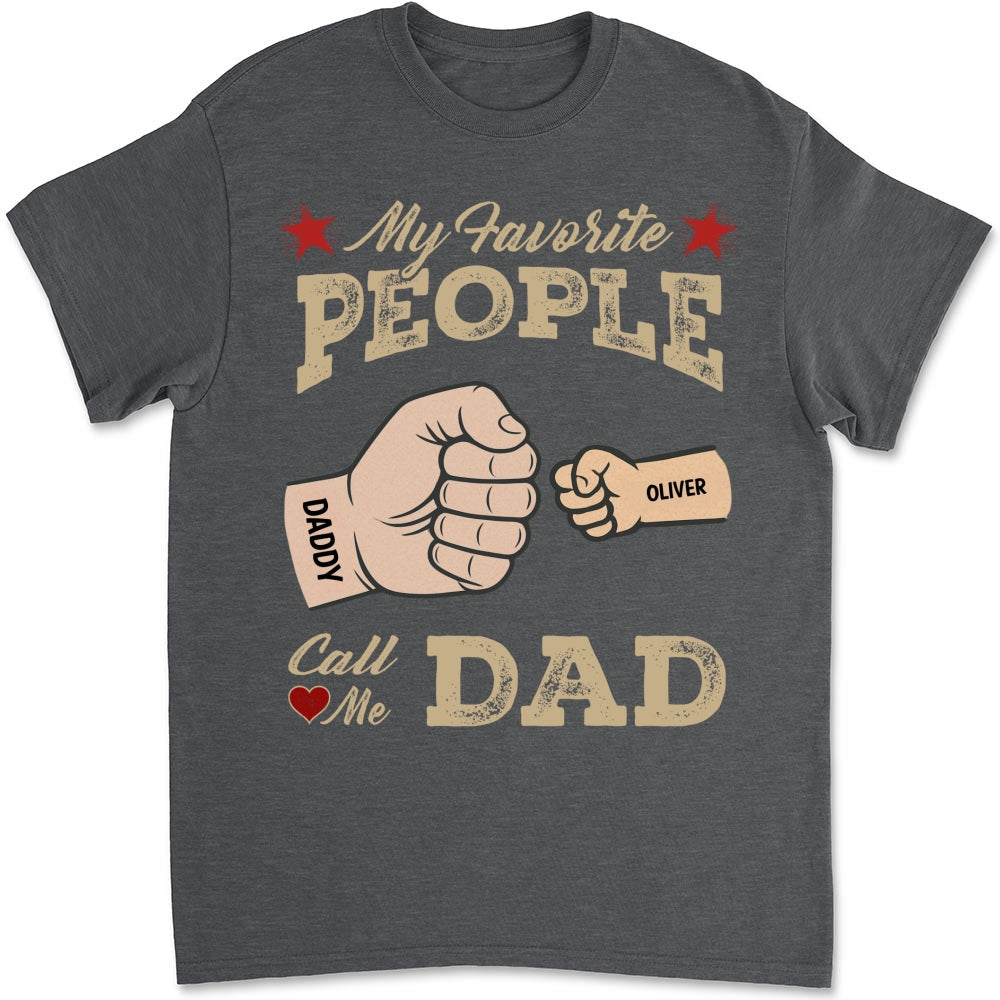 Daddy Team - Personalized Custom Shirt