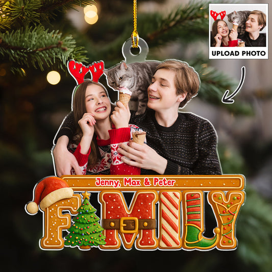 Our Christmas Story Photo - Personalized Custom Acrylic Ornament