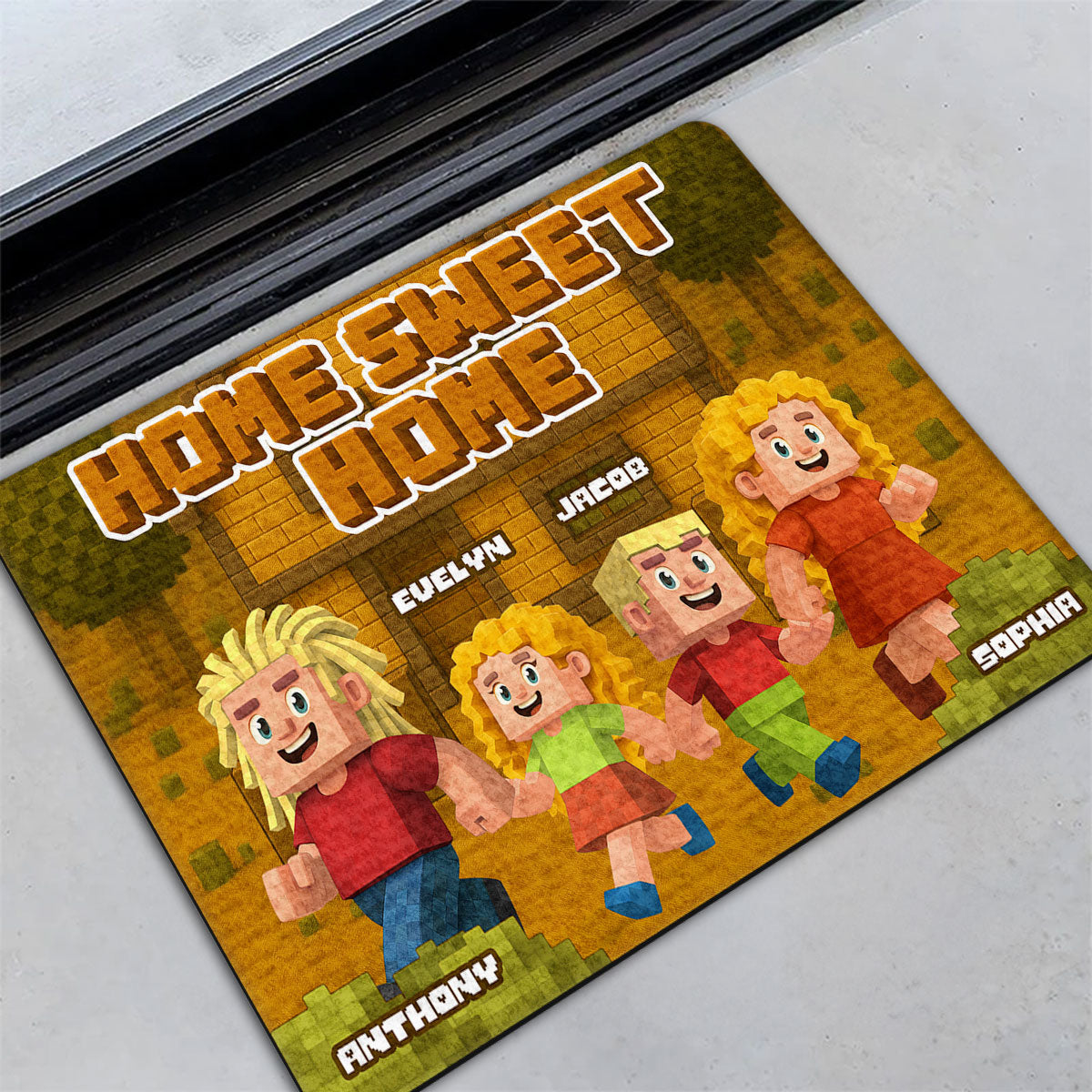 Sweet Home - Personalized Custom Doormat