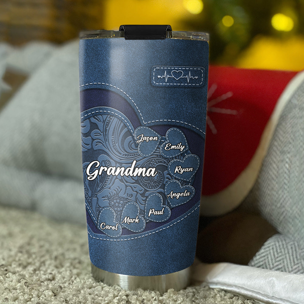 Grandma Sweethearts - Personalized Custom Tumbler