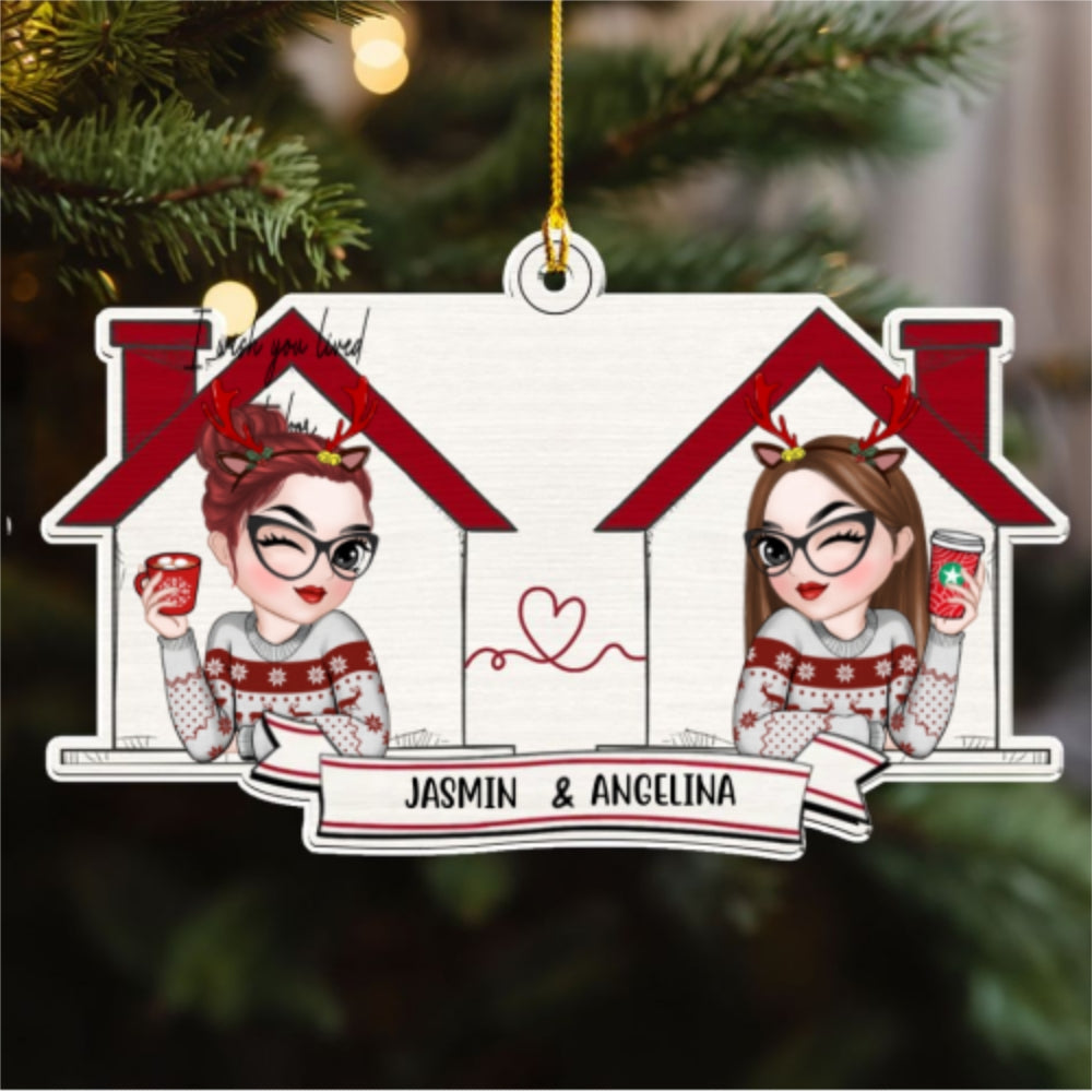 I Wish We Lived  Closer -  Personalized Custom Acrylic Ornament