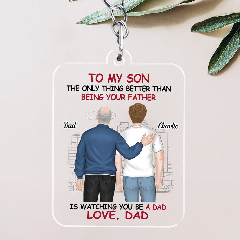 Proud Of You - Personalized Custom Acrylic Keychain