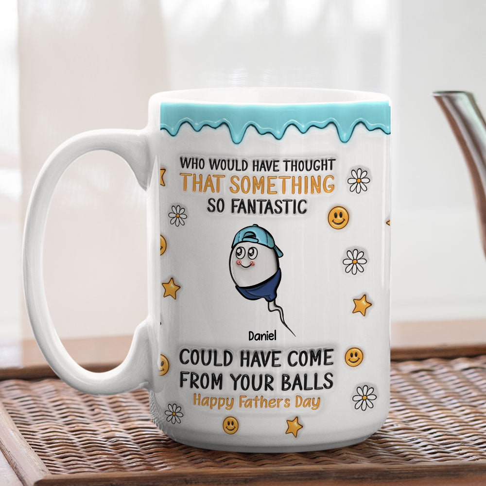 We All Came From There - Personalized Custom 3D Inflated Effect Mug