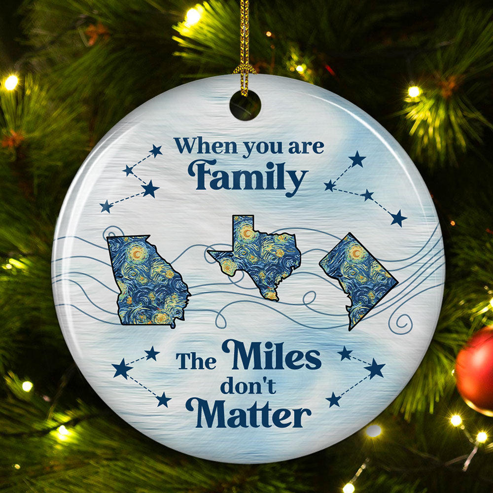 Home Is Love - Personalized Custom Ceramic Ornament