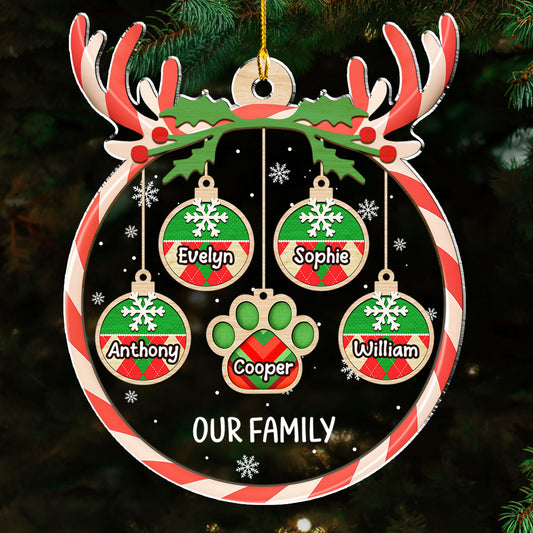 Our Christmas - Personalized Custom Acrylic Ornament
