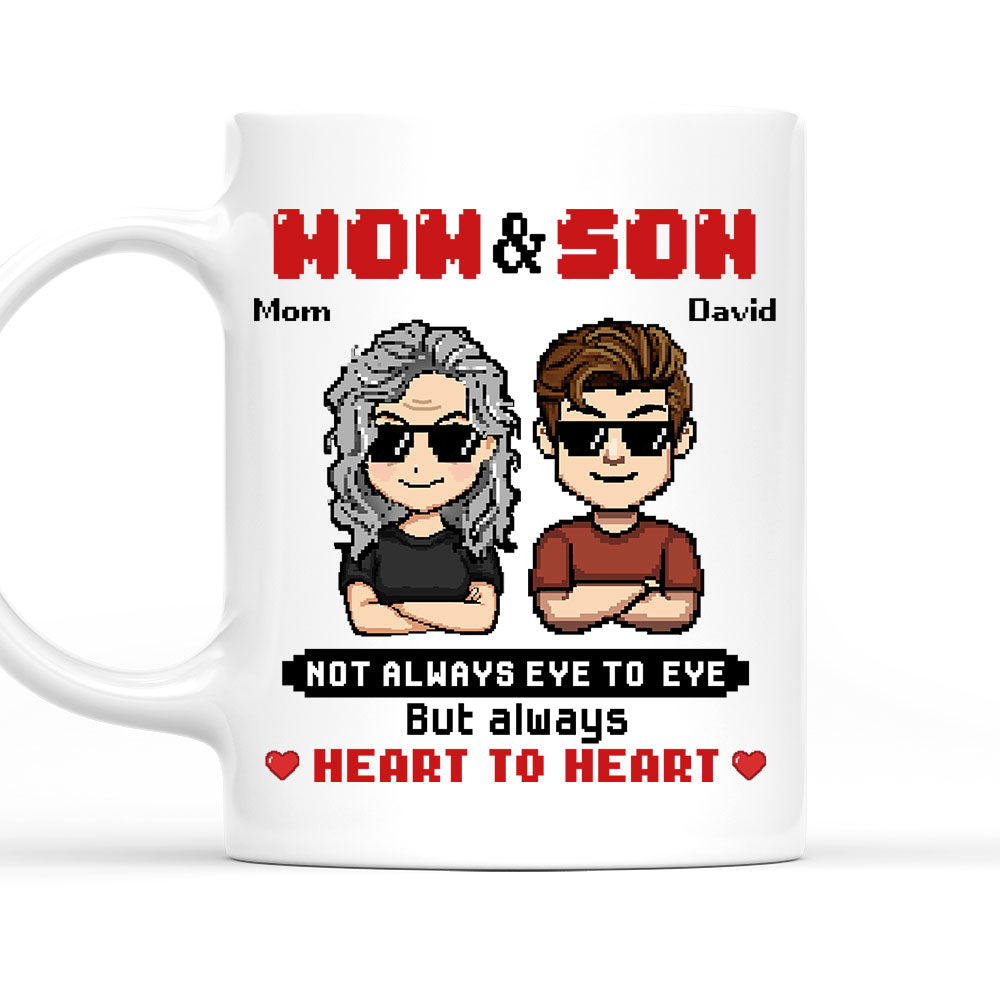 Different Views Same Love - Personalized Custom Coffee Mug