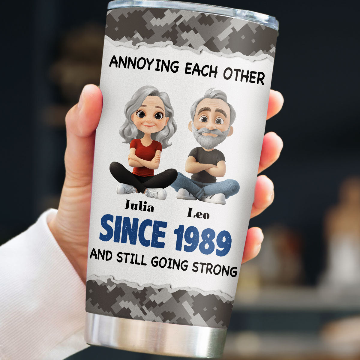 Together Forever Version 2 - Personalized Custom Tumbler